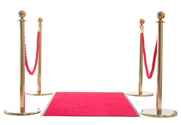 Entrépaket Mässing 4 stolpar