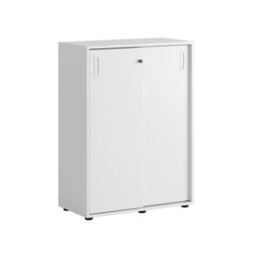 Origpic cea — Småland Skjutdörrsskåp med plastfötter –  80 cm x 109 cm