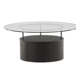 Bovall Soffbord ø90 Svart