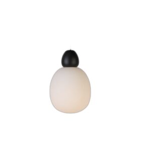 Buddy Pendel D184 – svartstruktur / opalglas