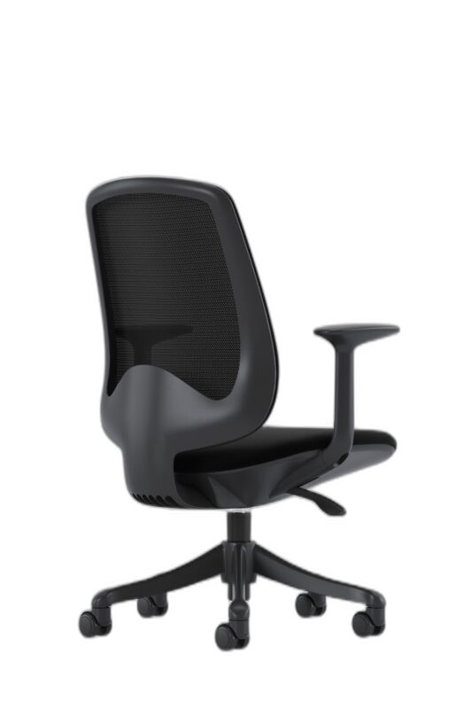 Caen kontorsstol – Svart eller vit