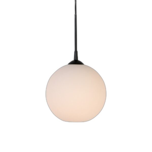 Capo Pendel D250 – svartstruktur / opalglas