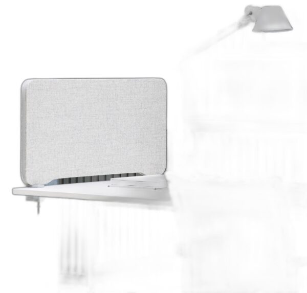 Edge ljudabsorberande bordsskärm – Toppmonterad