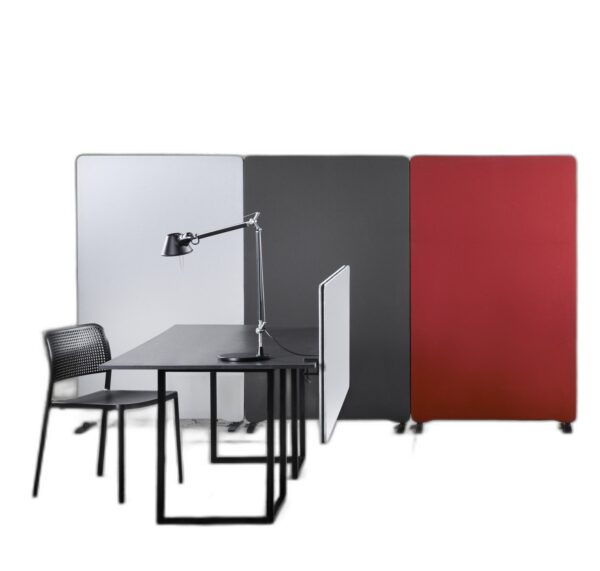 Edge ljudabsorberande golvsskärm – Höjd 1800 mm