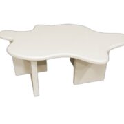 Flower Soffbord 116×76 Beige – Stil och lekfullhet för hem och kontor