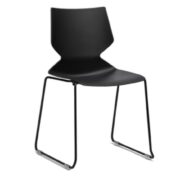 Fly – Stol i svart designad av Claudio Bellini