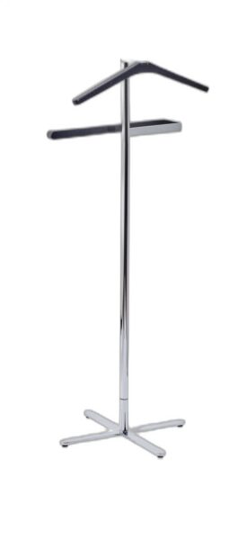 Herrbetjänt i lyxigt utförande i krom med detaljer av ek.