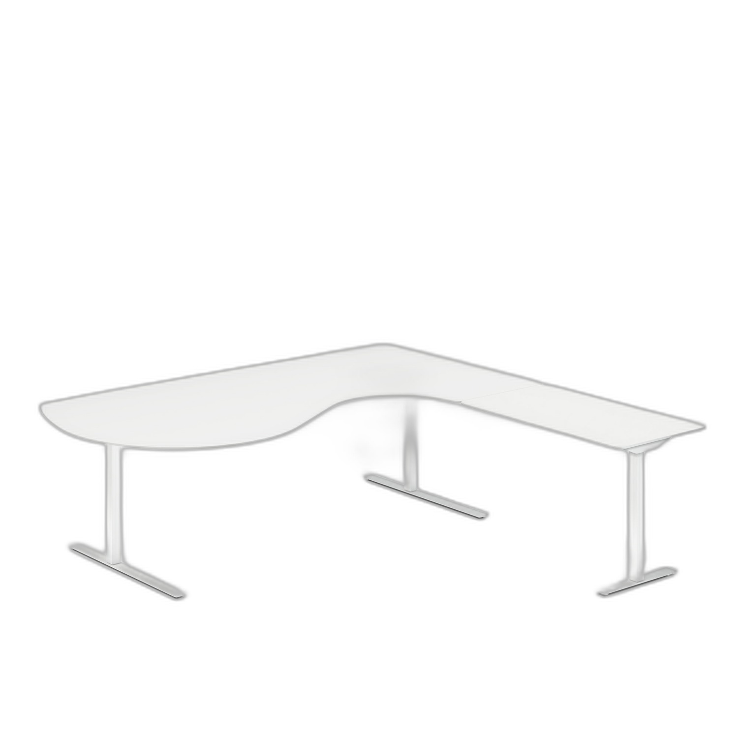 Hörnbord & Mötesbord DNA – Höj- och sänkbart 2365 x 1800/2000/2200 mm