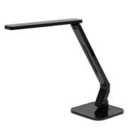 INLITE Svart Arbetslampa | Dimbar LED med USB & färgtemperatur