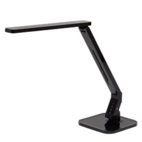 INLITE Svart Arbetslampa | Dimbar LED med USB & färgtemperatur