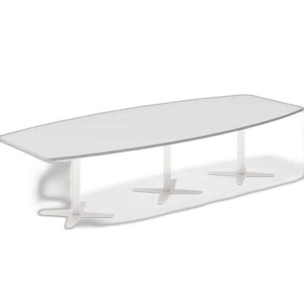 Konferensbord DNA båtformat 2600 × 1200 mm