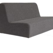 Monte Carlo AIR 120 cm – 2-sits kontorssoffa med avtagbart tyg