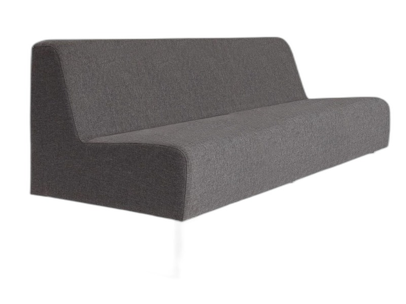 Monte Carlo AIR 180 cm – 3-sits kontorssoffa med avtagbar klädsel