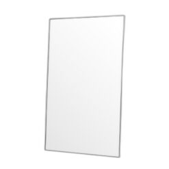 Orlando Stor spegel 120 x 190 aluminium ram natur
