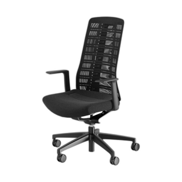 PUREis3 – Kontorsstol i svart mesh