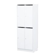 Personalskåp – 4 fack med postfack 660x420x1725 mm