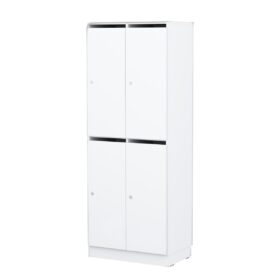Personalskåp – 4 fack med postfack 660x420x1725 mm