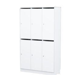 Personalskåp – 6 fack med postfack 1000x420x1725 mm