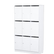 Personalskåp – 9 fack med postfack 1000x420x1725 mm