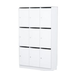 Personalskåp – 9 fack med postfack 1000x420x1725 mm