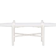 Pueblo Soffbord 65,5 x 120 Beige – Skandinavisk Elegans för Soffor och Lounger