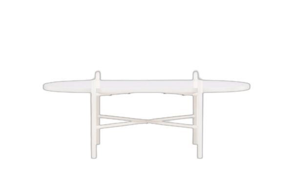 Pueblo Soffbord 65,5 x 120 Beige – Skandinavisk Elegans för Soffor och Lounger