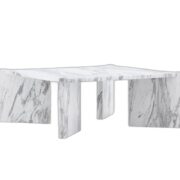 Rogaland Soffbord 100 x 100 Vit