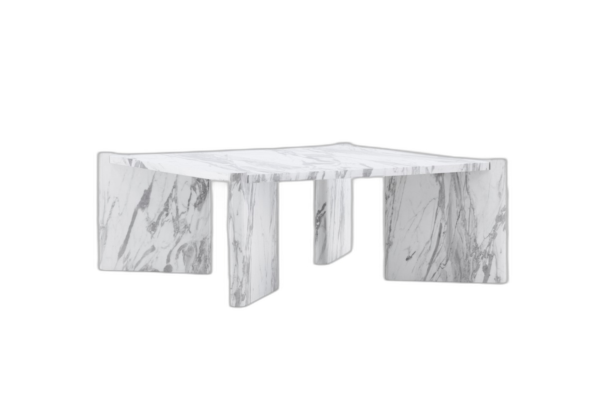 Rogaland Soffbord 100 x 100 Vit