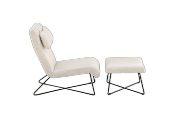 Ryxö Loungefåtölj + fotpall Brun