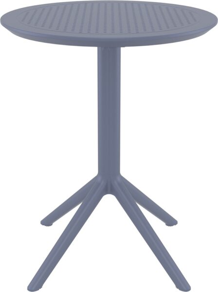 SKY Bord – Runt cafébord med vikbar bordsskiva
