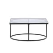 Skanör Soffbord 90 x 90 Svart