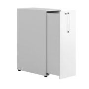 Towerskåp Modify Vänster 80x42x120 cm – Vit