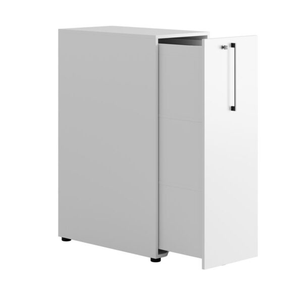 Towerskåp Modify Vänster 80x42x120 cm – Vit