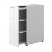 Towerskåp Modify Vänster 80x42x120 cm – Vit