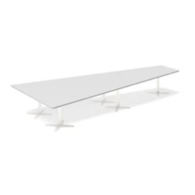 Konferensbord trapetsformat 500×120 cm 20+ pers – DNA