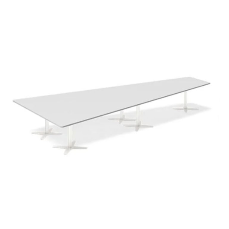 Konferensbord trapetsformat 500×120 cm 20+ pers – DNA