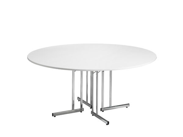 Runt fällbord Ø120 cm bankett stapelbart – Bankett Style