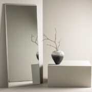 Orlando Stor spegel 190x85 cm beige ram