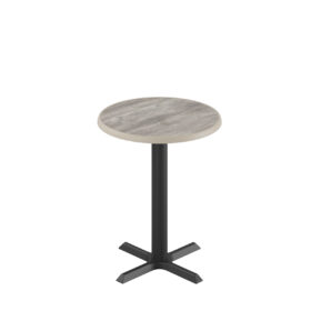 Ferrea bord med rund 60 cm skiva i Vintage Oak.