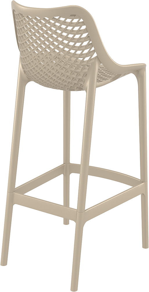 AIR BAR 75 – Barstol Taupe detalj | Smålands Kontorsmöbler