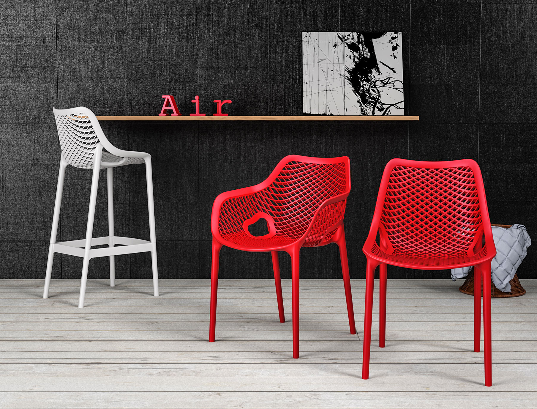 AIR BAR 75 – Barstol för inom- och utomhusbruk - Bild 55