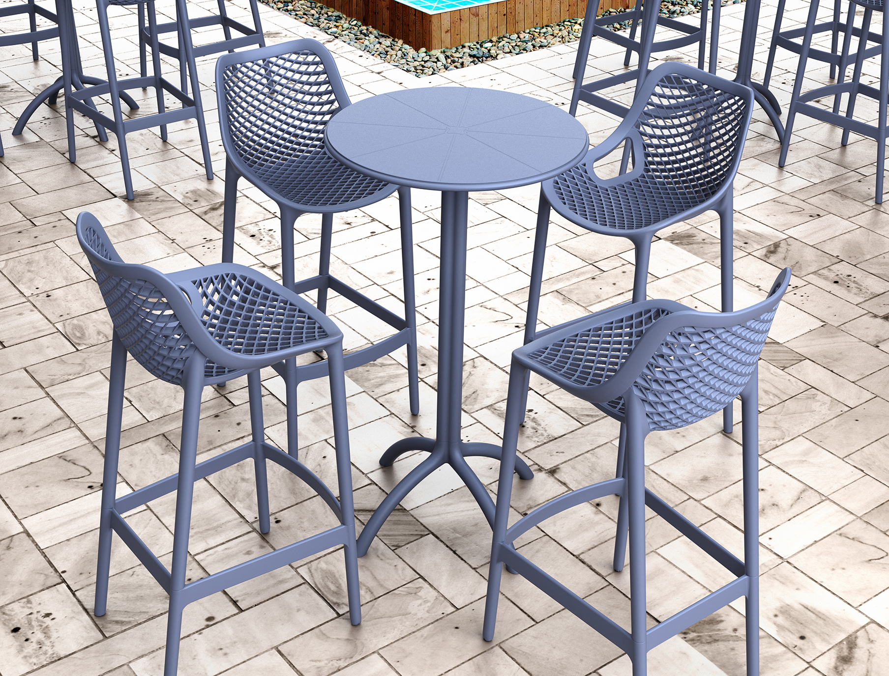 AIR BAR 75 – Barstol för inom- och utomhusbruk - Bild 59