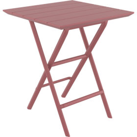 ELJ Helen fällbart bord 60 × 60 cm marsala.