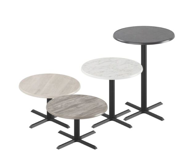 Ferrea bord med rund Ø85 cm skiva