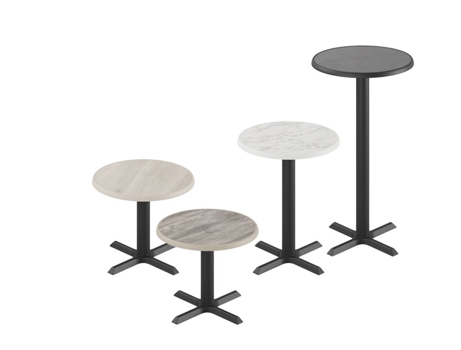 Ferrea Bord med Rund Ø60 cm Skiva