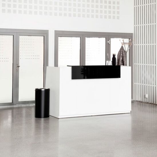 Receptionsdisk DNA – Fast bord, 173 cm, Vit
